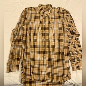 Burberry Dress Shirt. Size medium.